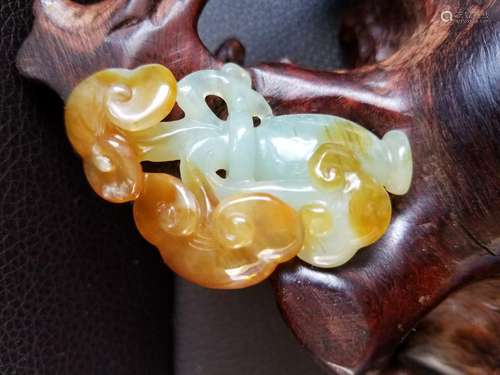 All natural coloredÂ jade Pendant