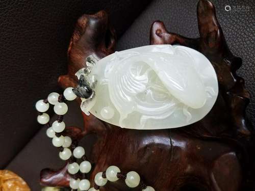 All natural coloredÂ jade Pendant