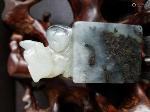 All natural local jade seal