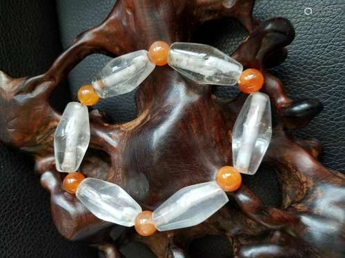 All natural Quartz Bracelet