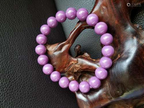 All natural Purple mica bead Bracelet