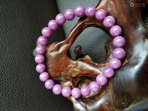 All natural Purple mica bead Bracelet