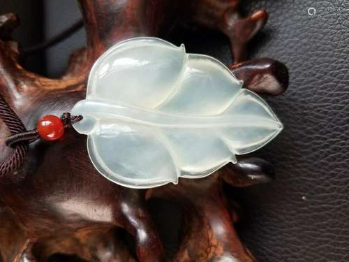 All natural Chinese Ink Jade Pendant