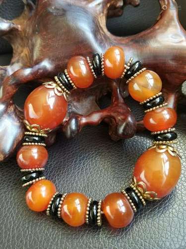 All natural Agate Beads Bracelet