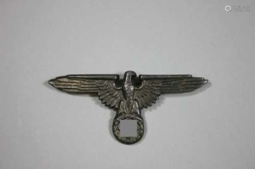 Waffen-SS Adler für Schirmmütze, rückseitig RZM Siegel.- - -27.00 % buyer's premium on the hammer