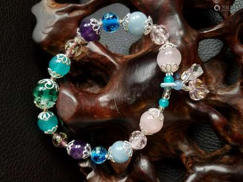 All natural Quartz Beads Bracelet