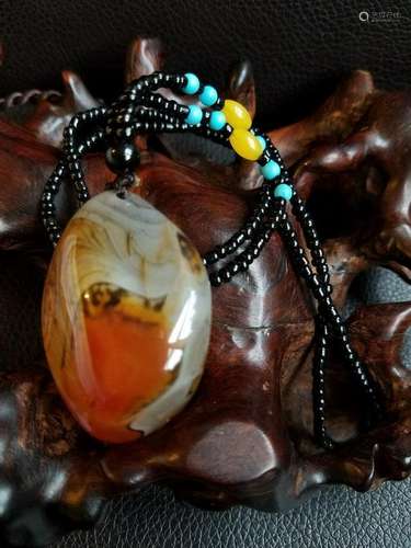 All natural Agate Pendant