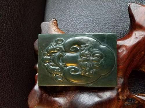 All natural Quartzose jade Pendant