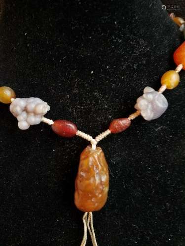 All natural Agate pendant