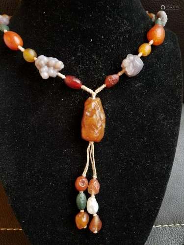 All natural Agate pendant