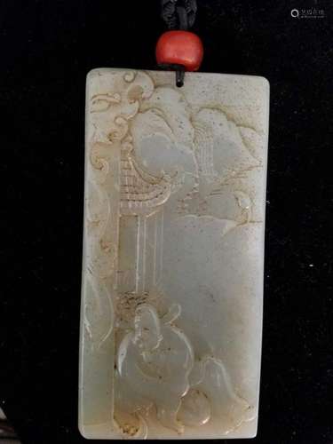 All natural chinese jade Pendant