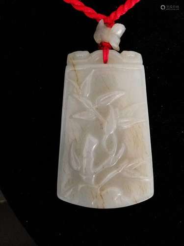 All natural Hotan jade pendant