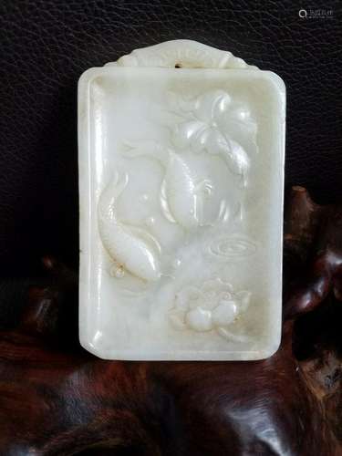 All natural Hotan jade Pendant