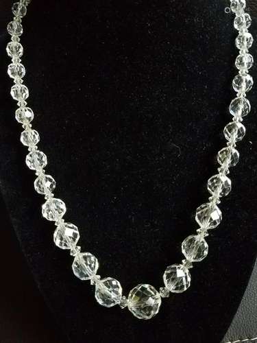 All natural crystal Bead Necklace