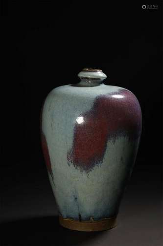 A JUN GLAZED MEIPING VASE