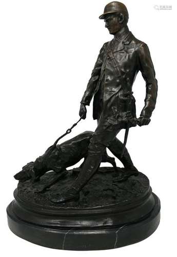 Signed PJ Mene Bronze Hunter & Bloodhound