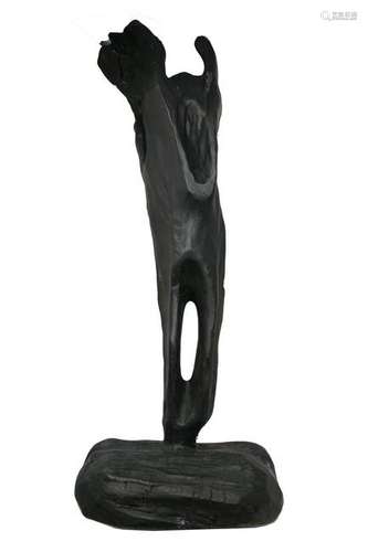 Brendan Collum, Irish Bog Oak Abstract Sculpture