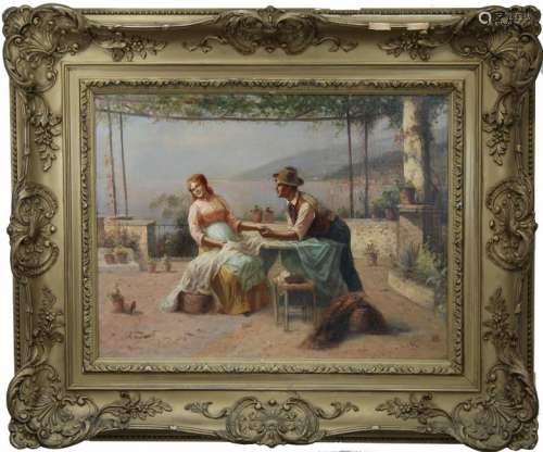 Signed, 19th C. Italian Painting, 