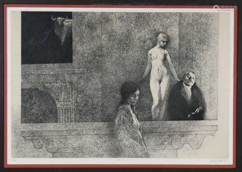 Peter Milton (B. 1930) Etching