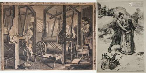 Alfred Boilot & After William Hogarth Etchings