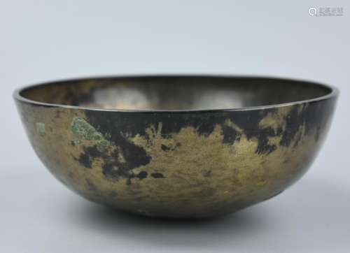 Chinese Bronze Bowl, Ming Dynasty