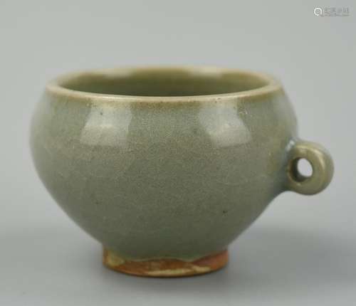 Small Chinese Jun Ware Bird Container,Song Dynasty