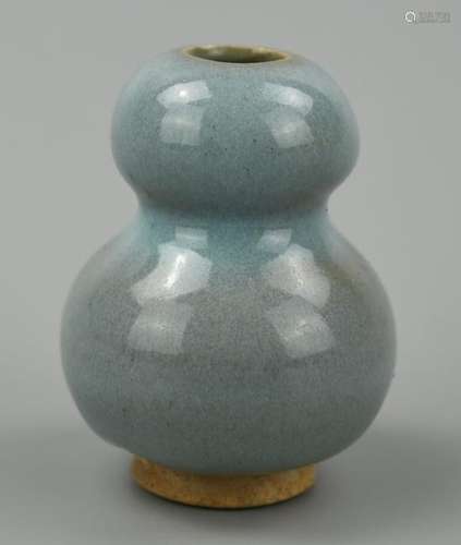 Chinese Small Jun Ware Gourd Vase, Song Dynasty