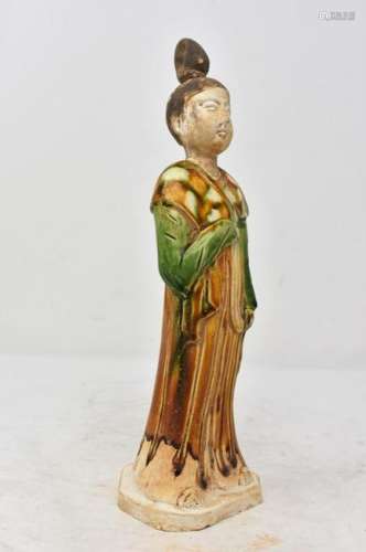 Chinese Tang Dynasty style sancai Pottery figure