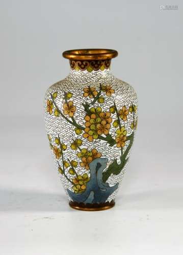 Chinese decorative enameled Bronze vase