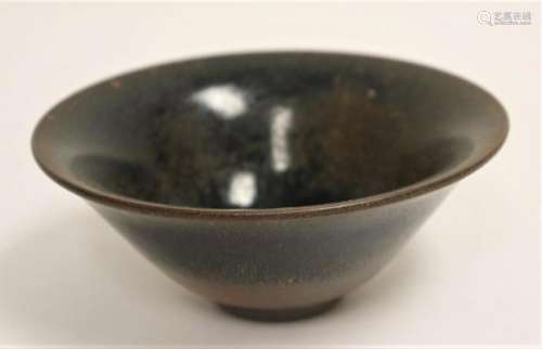 Chinese Song Dynasty Jian Zhou brown glazed bowl