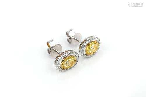 18K Diamond Earrings