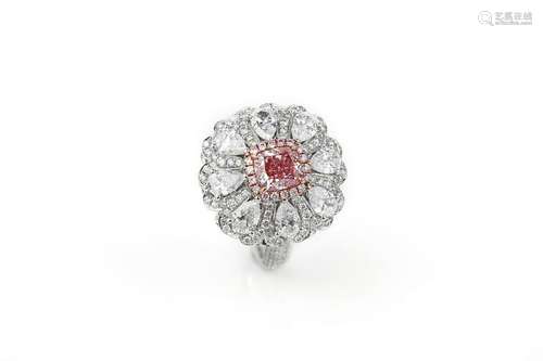 1.00ct Pink diamond Ring