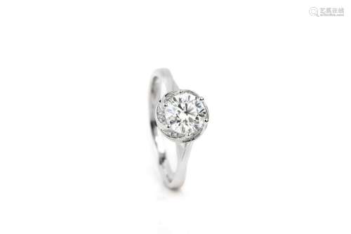 1.01ct White DiamondRing