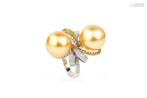 18K The PhilippinesGold  Pearl Ring