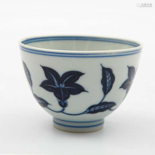 Chinese Ming Dynasty Blue and White Bowl