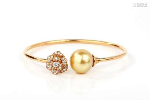 18K The PhilippinesGold  Pearl Bracelet