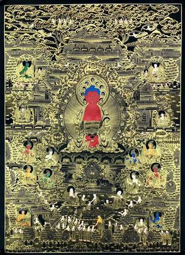 Black Gold Thangka