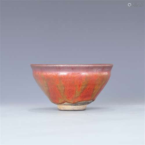 A ANCIENT CHINESE PORCELAI RED GLAZE BOWL