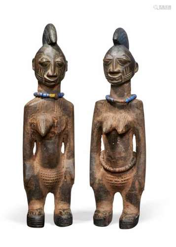 PAIR OF YORUBA TWIN FIGURES