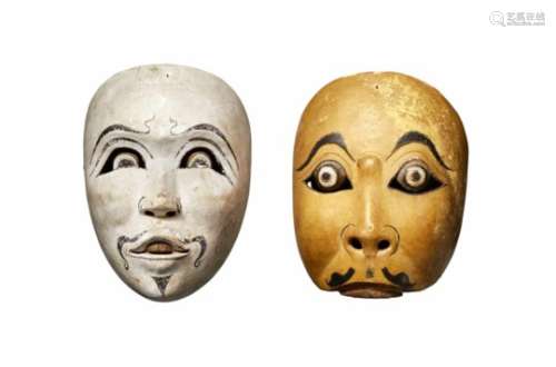 TWO TOPENG MASKS