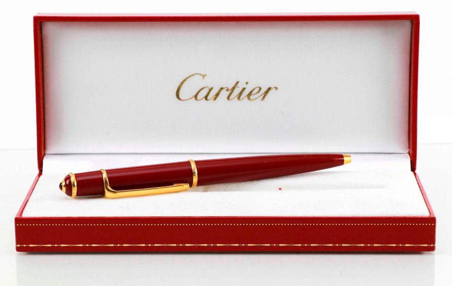 cartier pen red