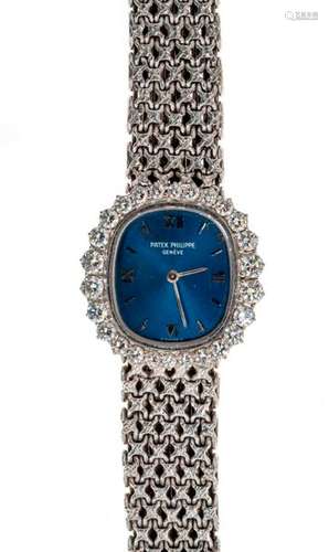 PATEK PHILIPPE Ladies' wristwatch in white gold Re…