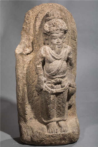 Majapahit volcanic stone shiva's stele