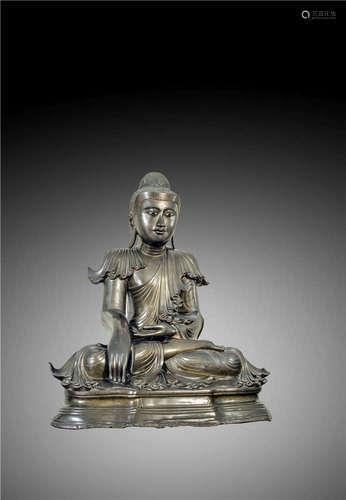 Birmanie bronze Buddha