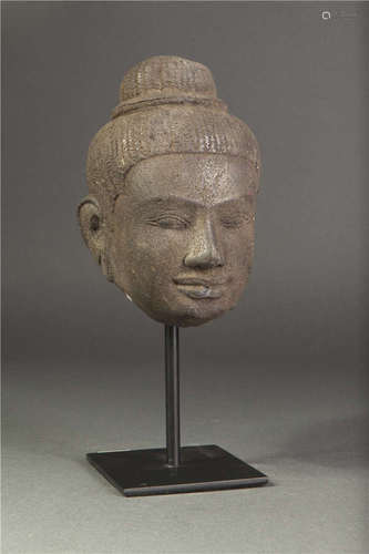 Baphuon grey sandsatone Shiva's head