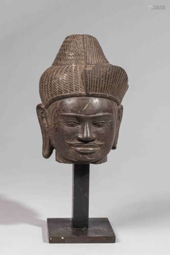 Baphuon grey sandstone Hari Hara head