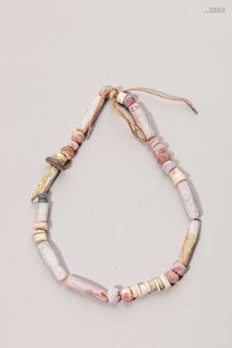 archeologic stone beads necklace