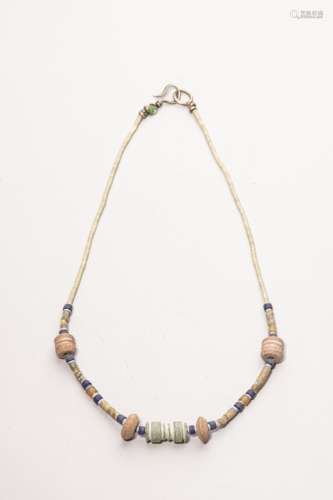 archeologic stone beads necklace