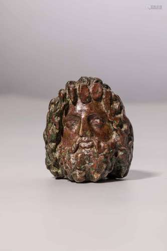 Greek Bronze votiv head