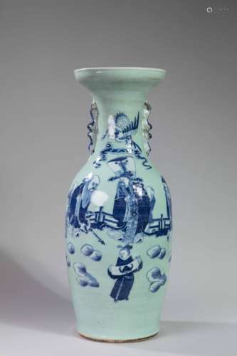 Qing vase porcelain